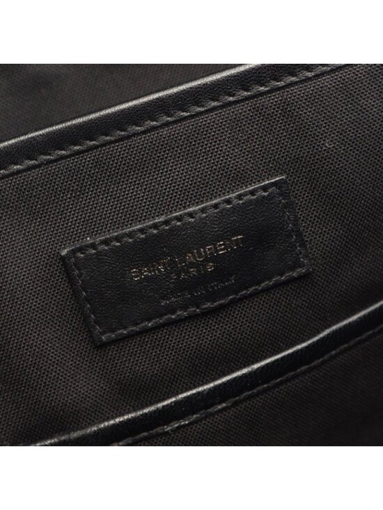 Saint Laurent Paris Backpack Logo Embroidery Navy main image 9